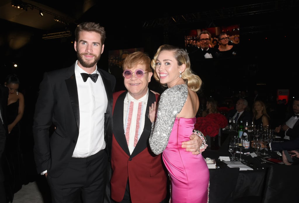 Miley Cyrus and Liam Hemsworth at the Oscars 2018