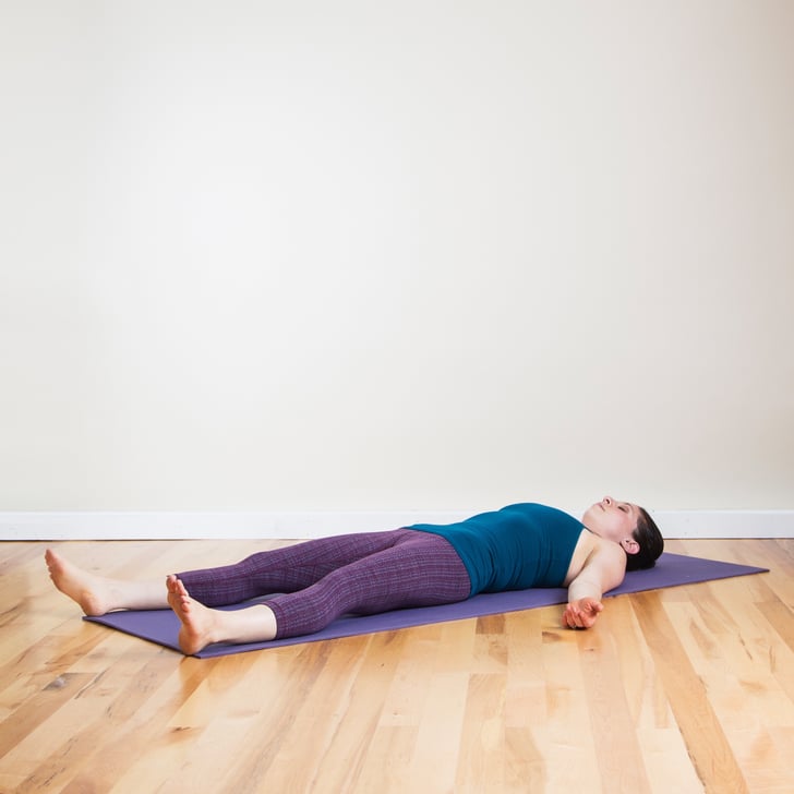 Savasana | Yoga Poses For Anxiety | POPSUGAR Fitness Photo 11
