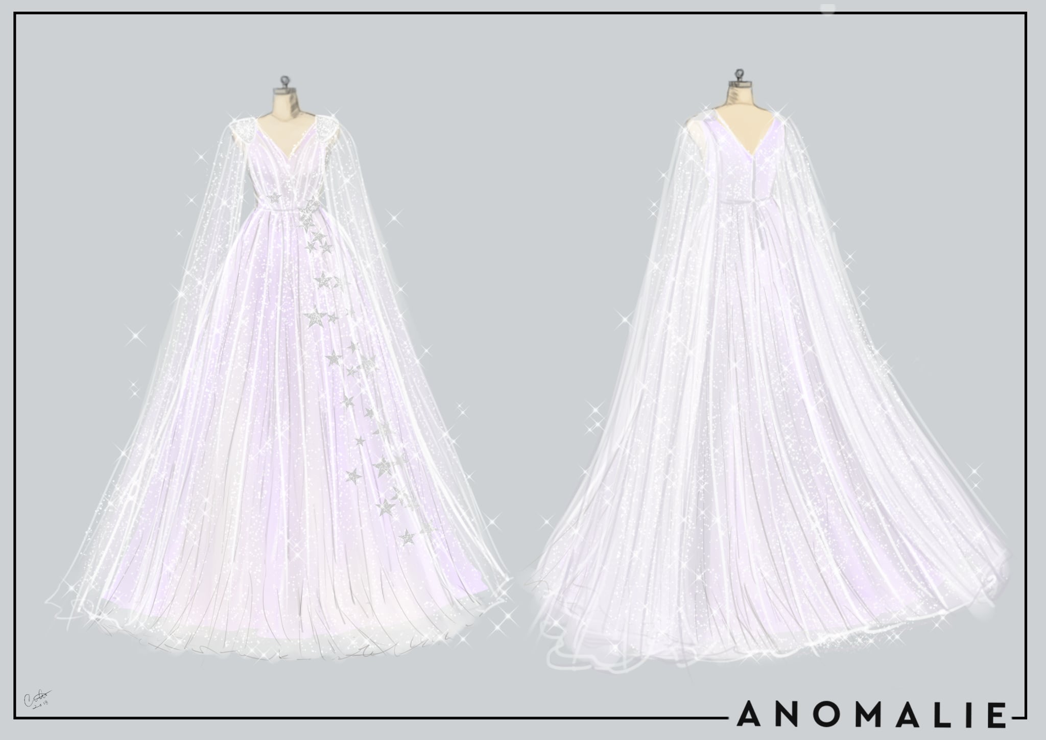 Brides Who Designed Their Own Wedding Dresses On Anomalie Popsugar Fashion