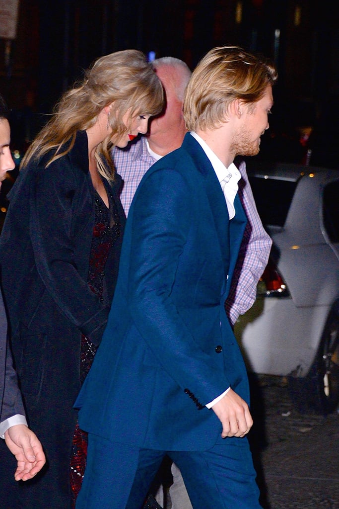 Taylor Swift and Joe Alwyn at The Favourite Premiere 2018