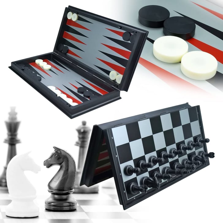 chess checkers/backgammon set deluxe