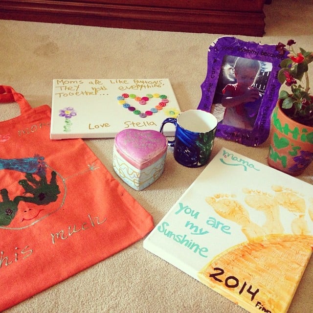 Tori Spelling received some sweet homemade gifts from her four children on Mother's Day.
Source: Instagram user torianddean