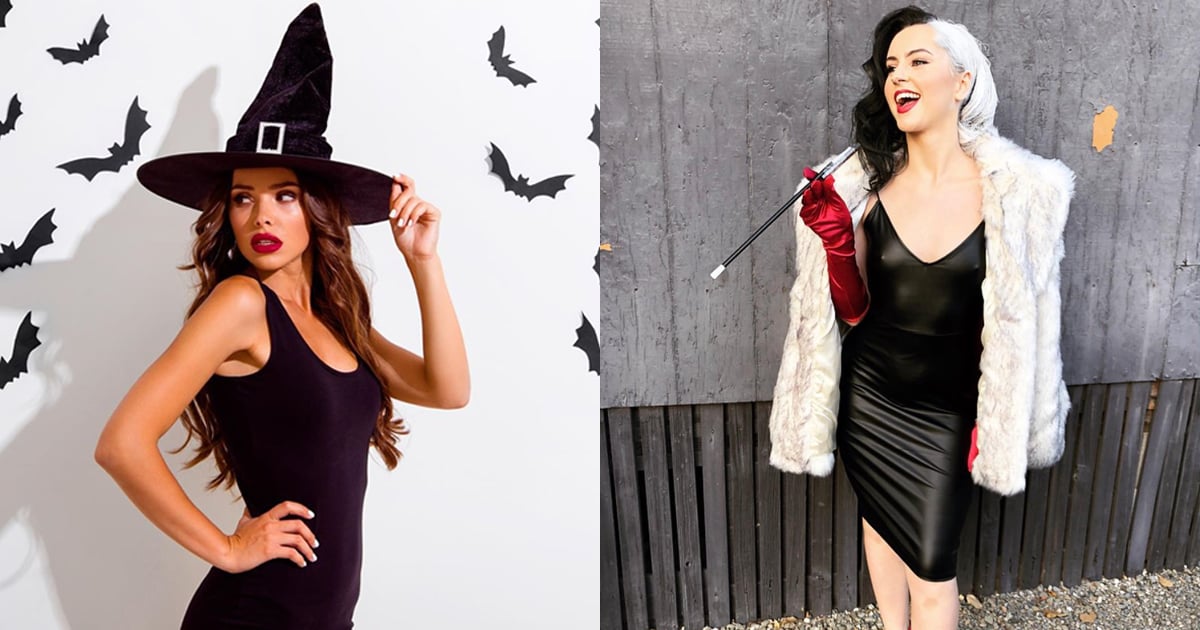 diy costumes with black dress