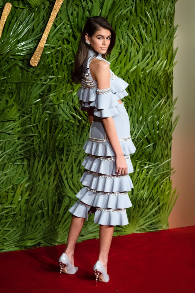Kaia Gerber Ralph and Russo Look at Fashion Awards 2017