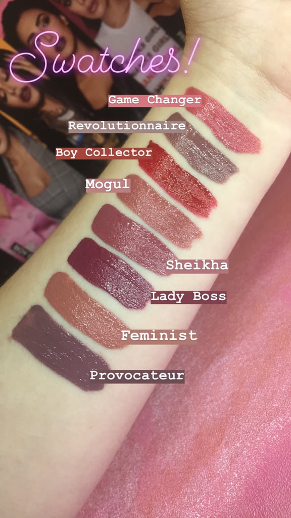 Huda Beauty Demi Matte Cream Lipstick Swatches