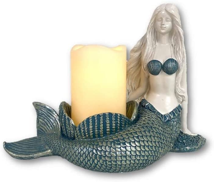 Mermaid Figurine Candle Holder Mermaid Gift Ideas For Adults