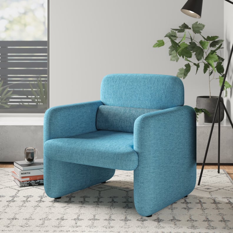 Cartagena Woven Fabric Upholstered Armchair