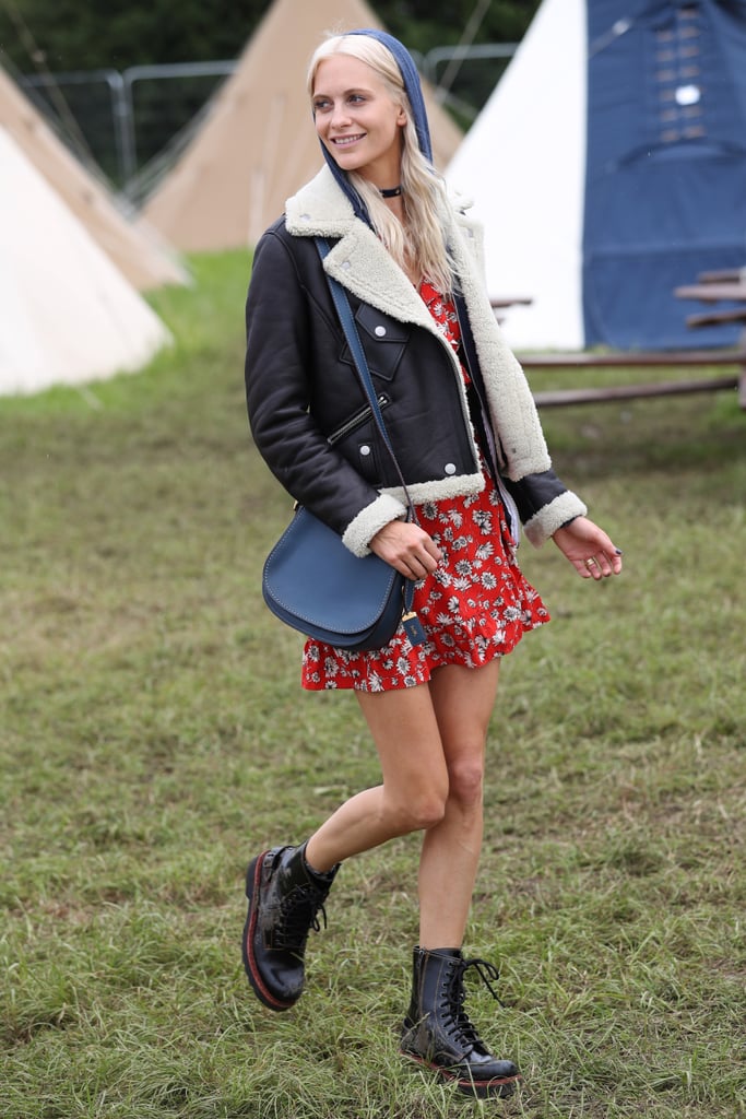 Poppy Delevingne at Glastonbury 2016