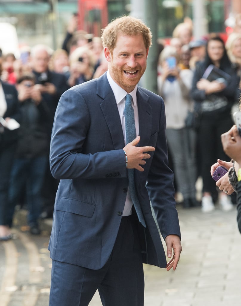 Prince Harry at Russell Youth Centre in Nottingham 2016