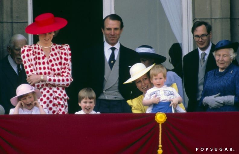 Prince Harry's Outfit at Trooping the Colour in 1986