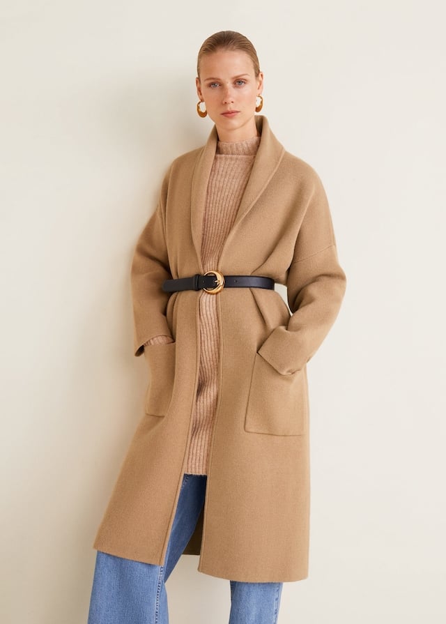 Mango Straight Pocketed Coat