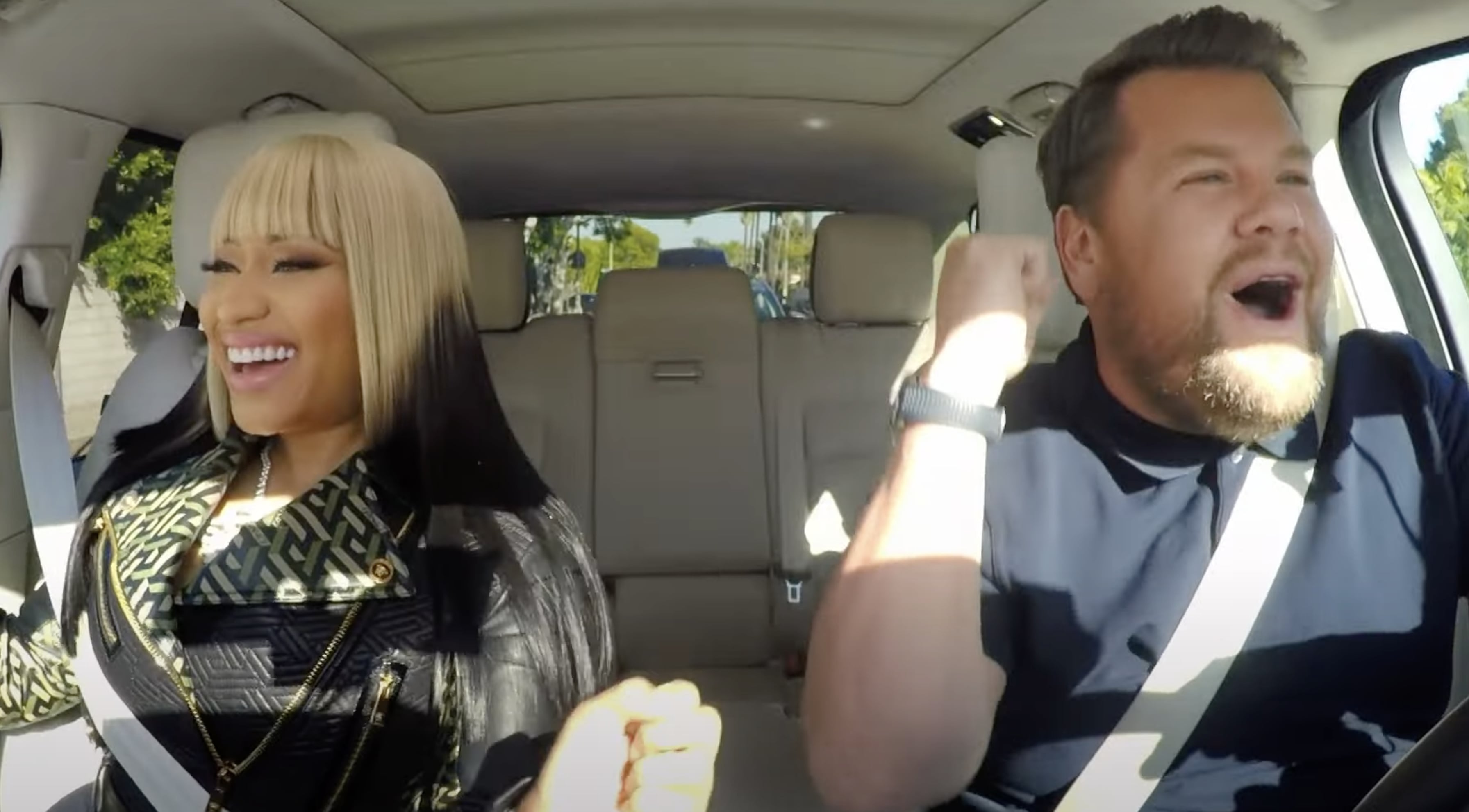 Watch Nicki Minaj Do Carpool Karaoke With James Corden POPSUGAR