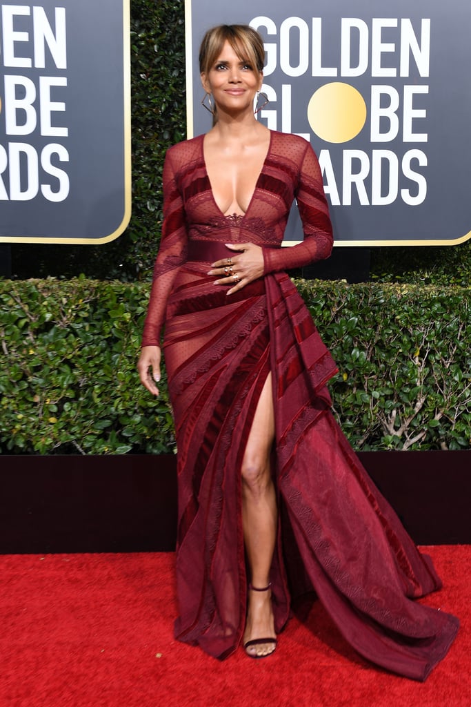 Halle Berry Dress at the Golden Globes 2019
