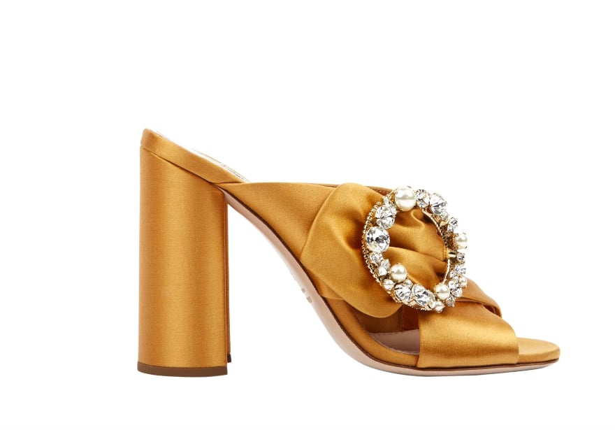 Shop Similar Gold Mule Sandals