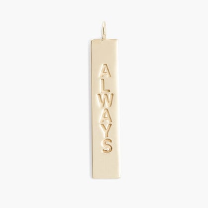 Jennifer Fisher x J.Crew 10K Gold Tall Tag
