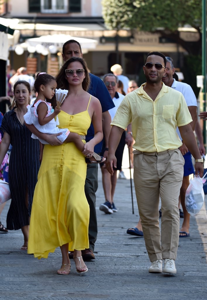 Chrissy Teigen and John Legend Family Holiday in Italy 2019