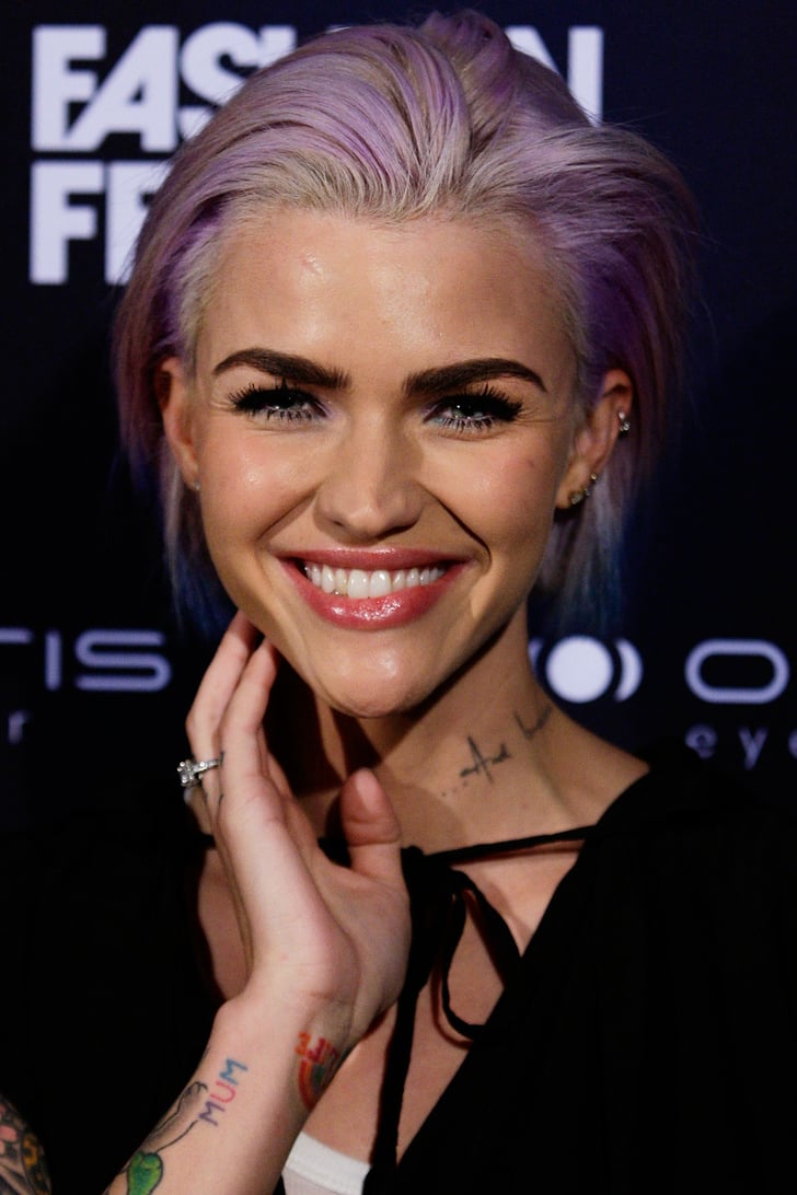 Ruby Rose Blue Hair January 2019 | POPSUGAR Beauty UK Photo 6
