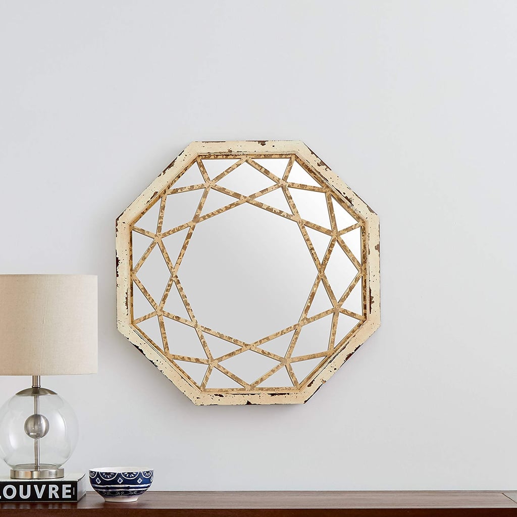 Stone & Beam Octagonal Hanging Wall Mirror Decor