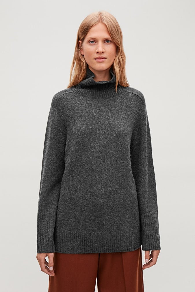 COS Cashmere Roll Neck Jumper