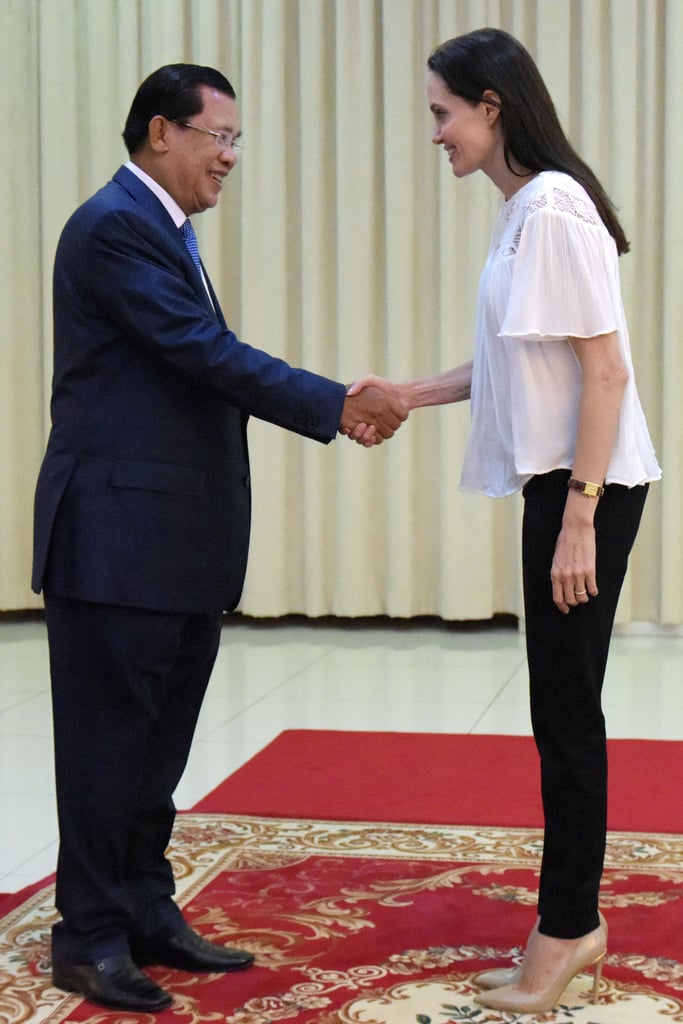 Angelina Jolie in Cambodia September 2015