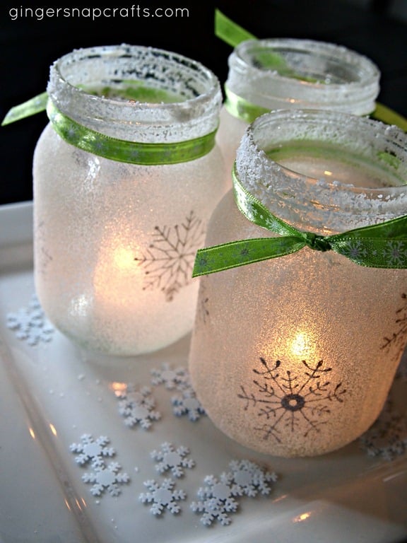 Snowflake Votives