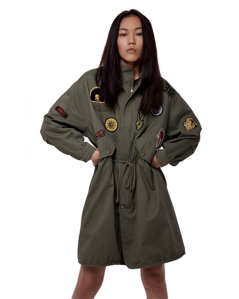 Patched Military Anorak ($138)