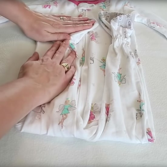 Marie Kondo Folding Onesies and Baby Clothes