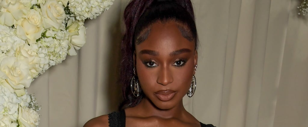Normani's Deep French Manicure at Paris Fashion Week