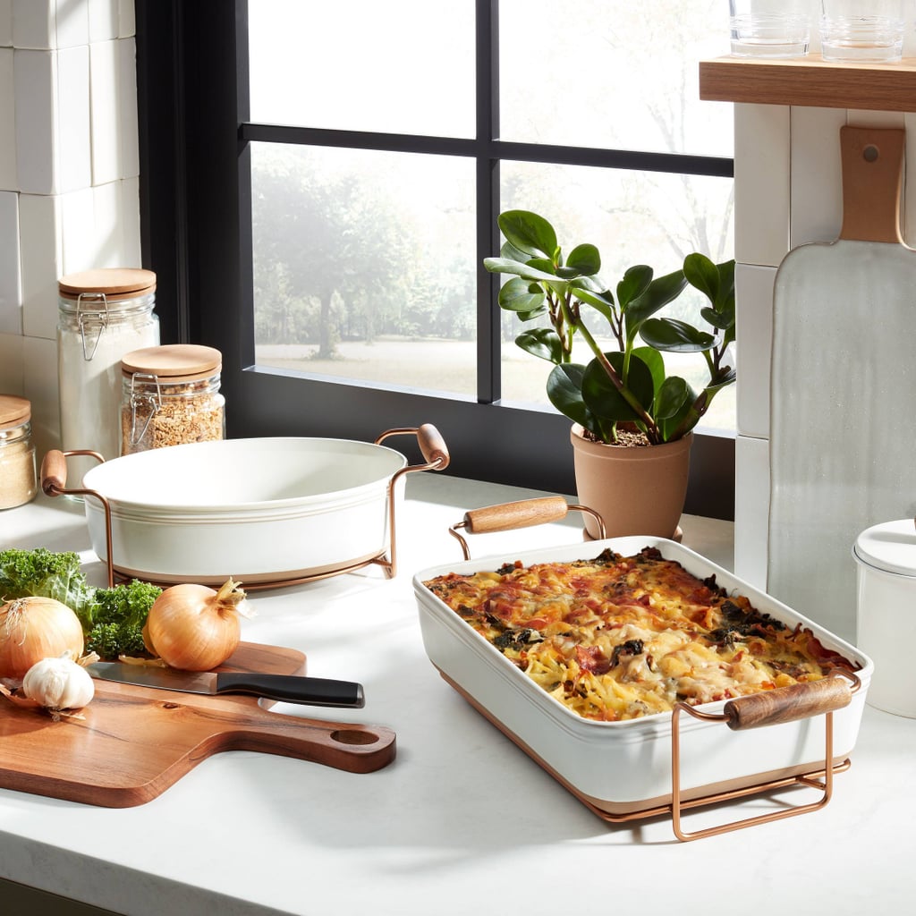 A Hosting Must-Have: Magnolia Oven-to-Table Stoneware Oval Baking Dish
