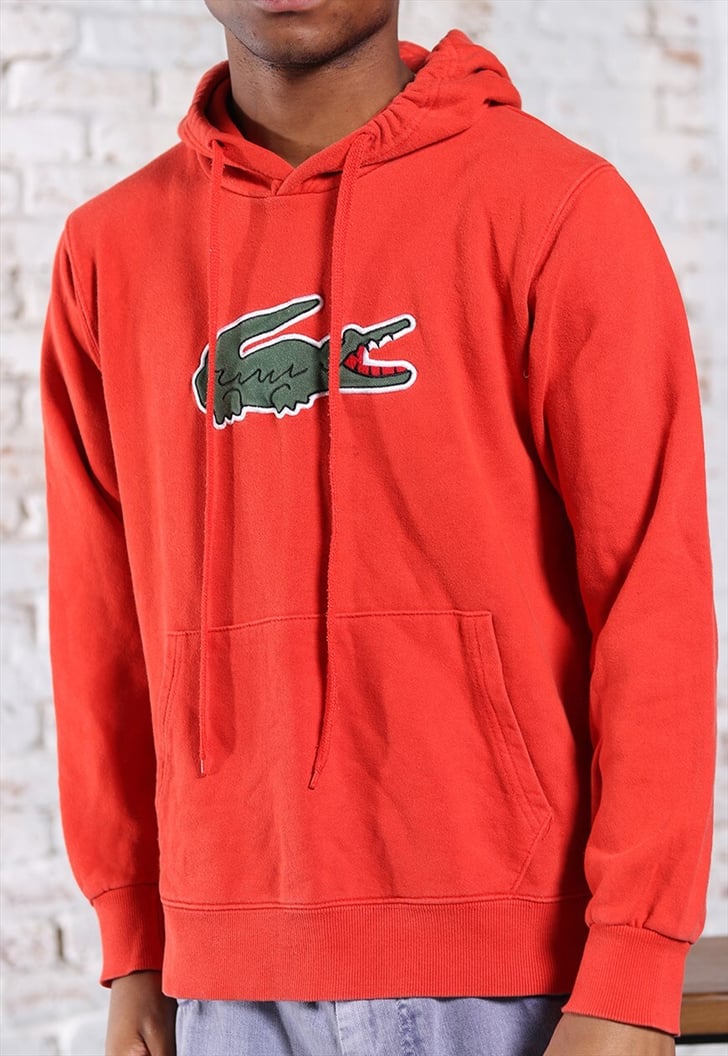 Lacoste big logo hoodie price Sale