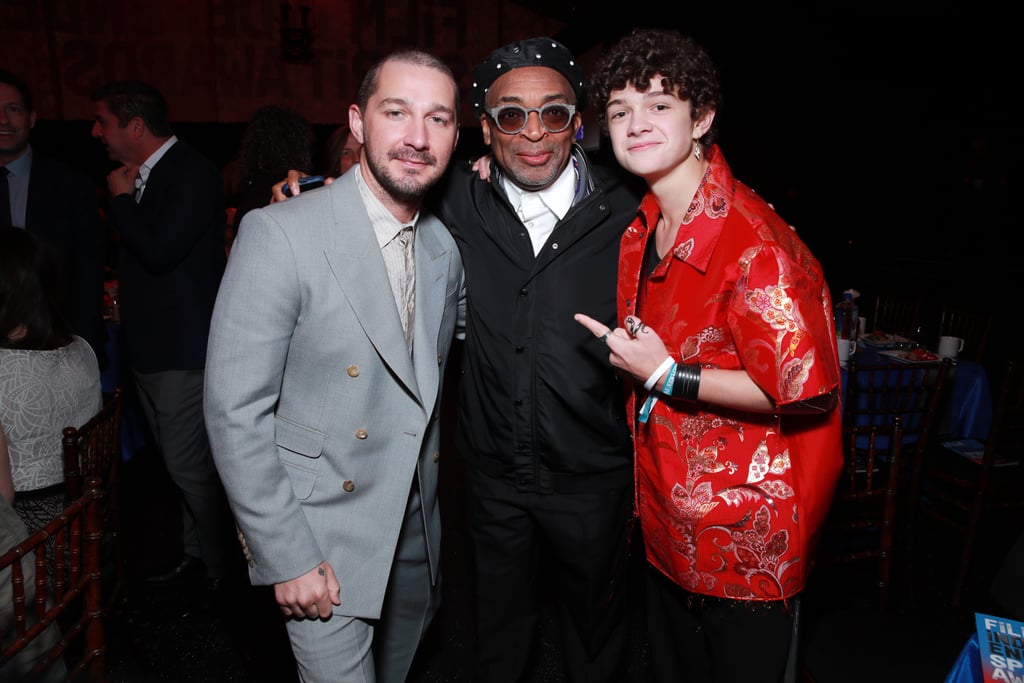 Shia LaBeouf, Spike Lee, and Noah Jupe at the 2020 Spirit Awards