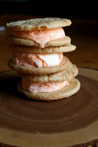 Sugar Cookie Ice Cream Sandwiches