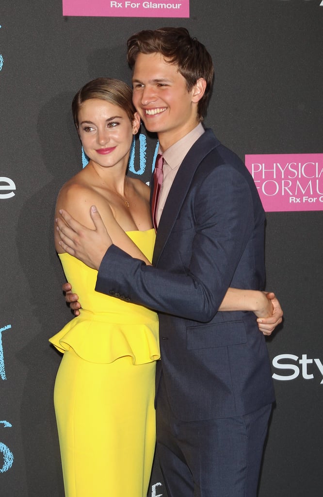 Shailene Woodley and Ansel Elgort also embraced.