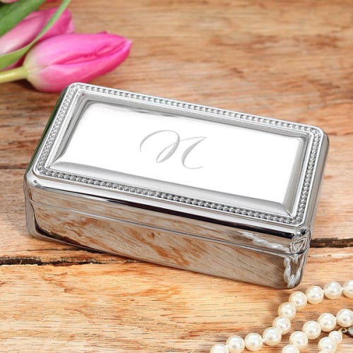 Monogrammed Jewelry Box