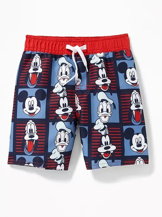 Old Navy Mickey and Friends Swim Trunks Best Disney Swimsuits For