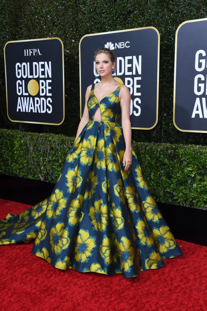 Taylor Swift Wears Etro Couture Gown to Golden Globes