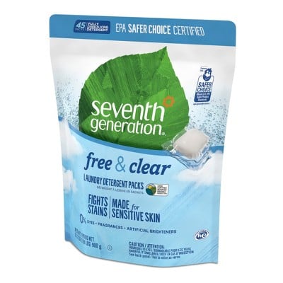 Seventh Generation Free & Clear Laundry Packs