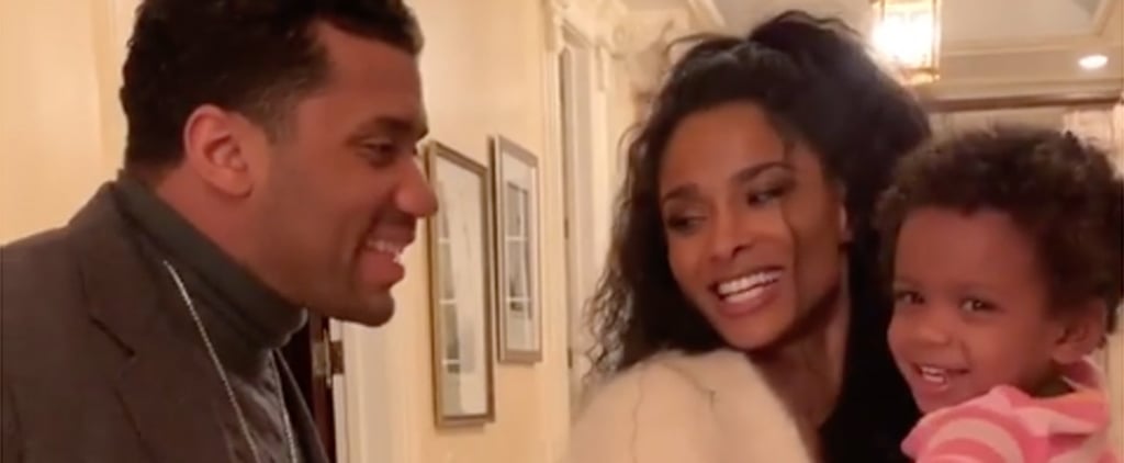 Russell Wilson, Ciara's Daughter Not Letting Them Kiss Video