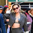 Kristen Stewart Looks Like a Total Badass in This Leather Bra and Trouser Set