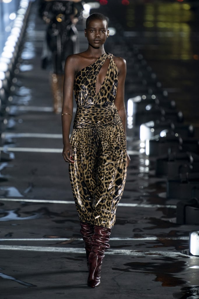 Naomi Campbell Closed Saint Laurent Spring 2020 Show