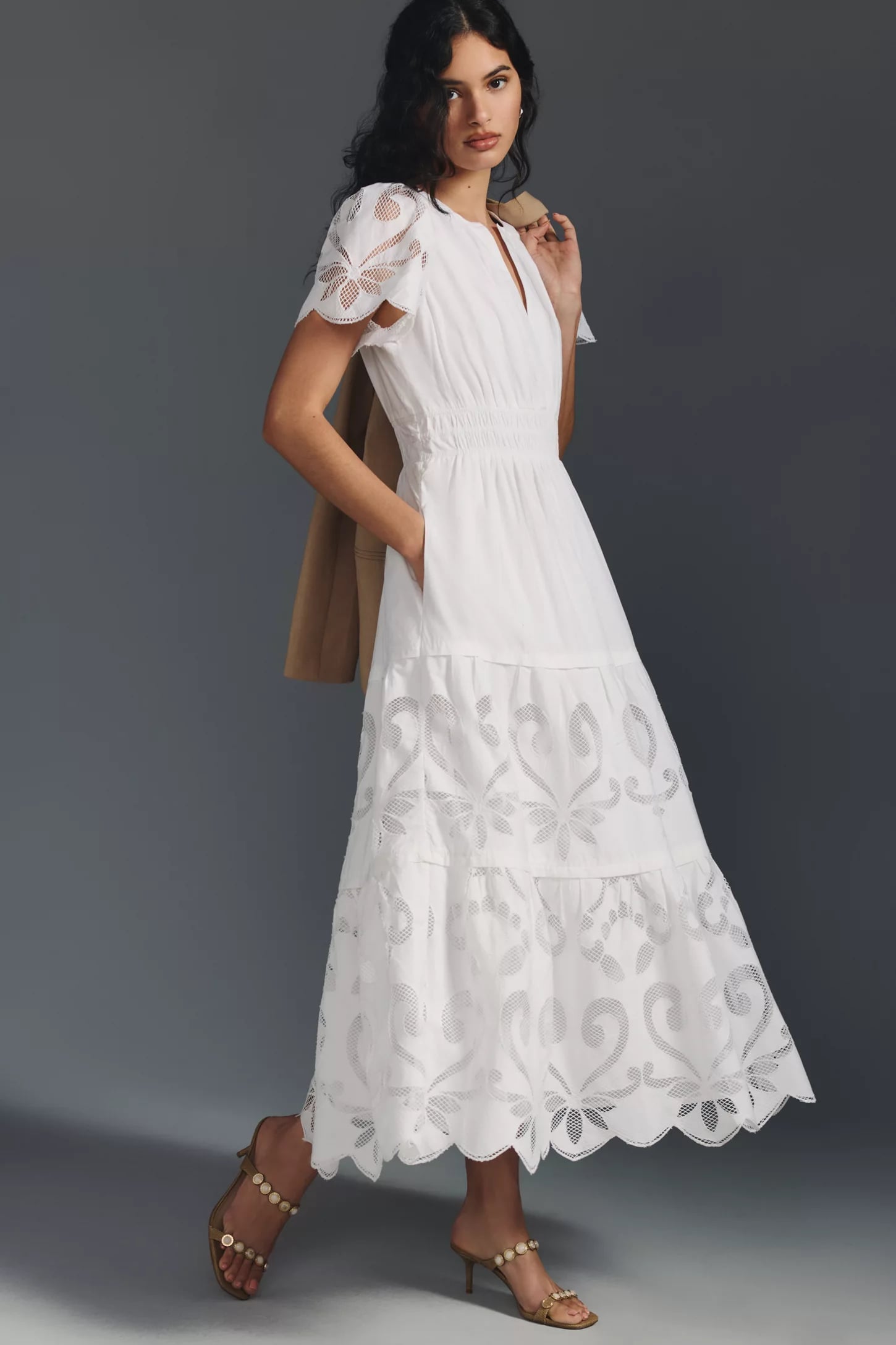 White summer top maxi dresses uk