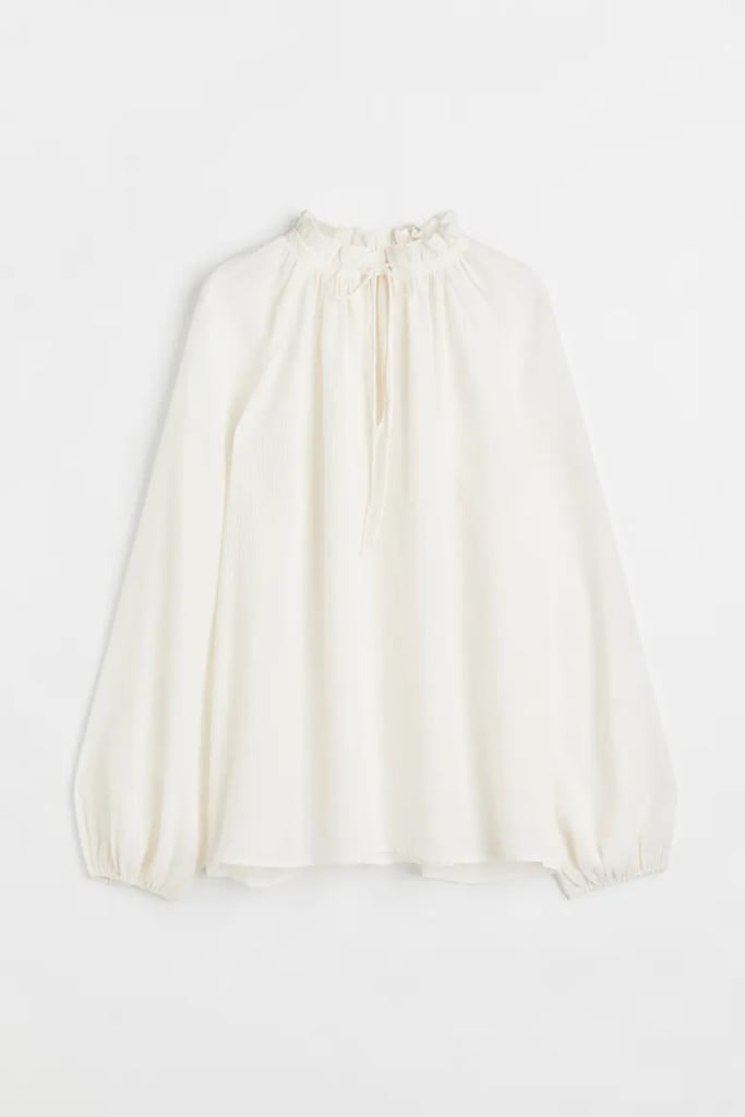H&M Tie-Detail Blouse