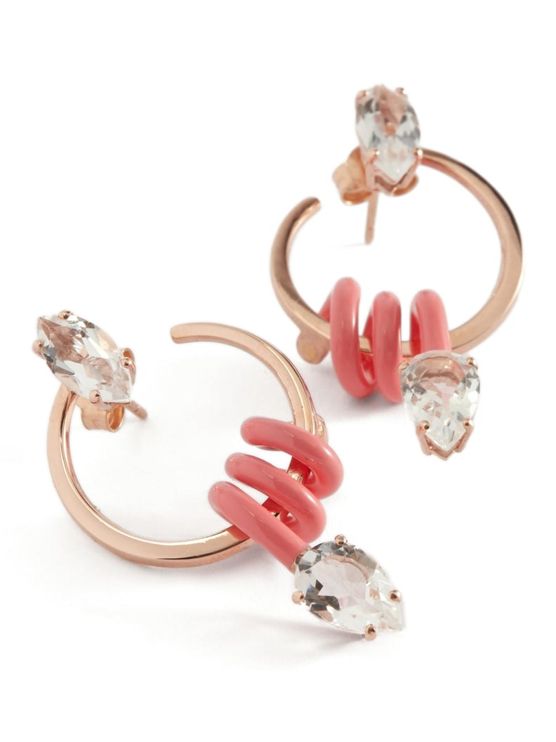 Bea Bongiasca Vine 9KT Rose-Gold Hoop Earrings