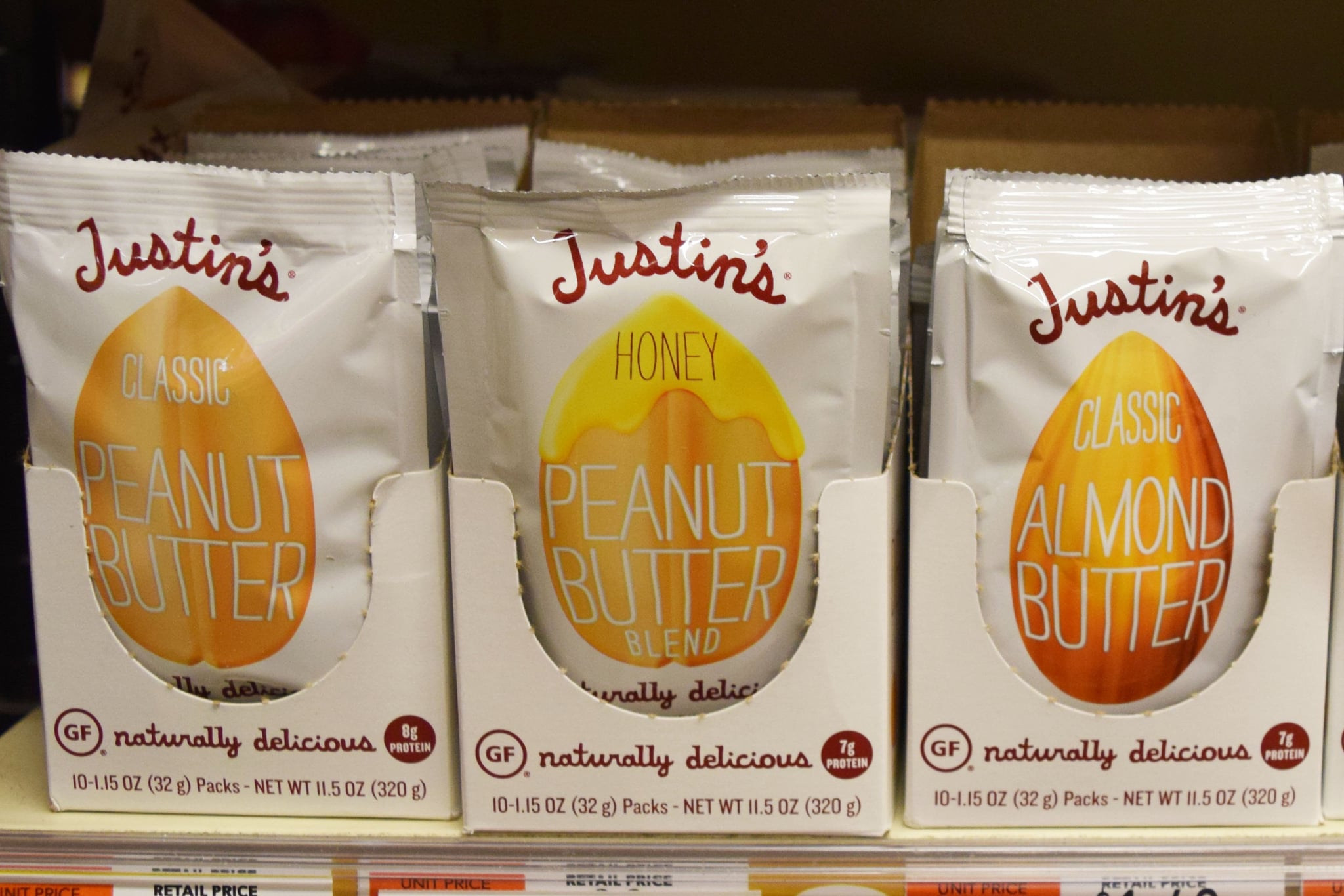 Justin Amêndoas e Manteiga de Amendoim ($2)