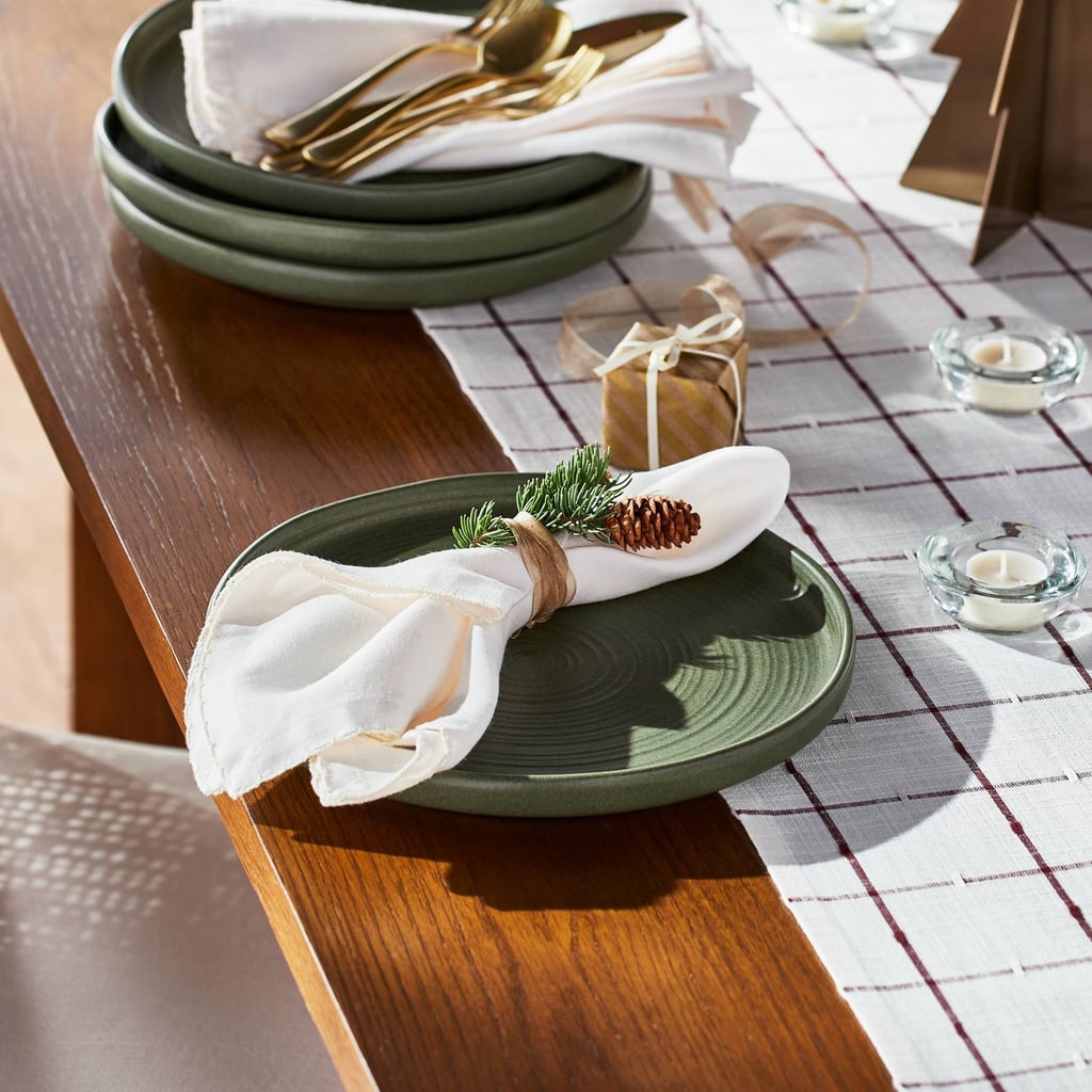 Dinner Essentials: Threshold x Studio McGee 4pk Stoneware Dinner Plates Green