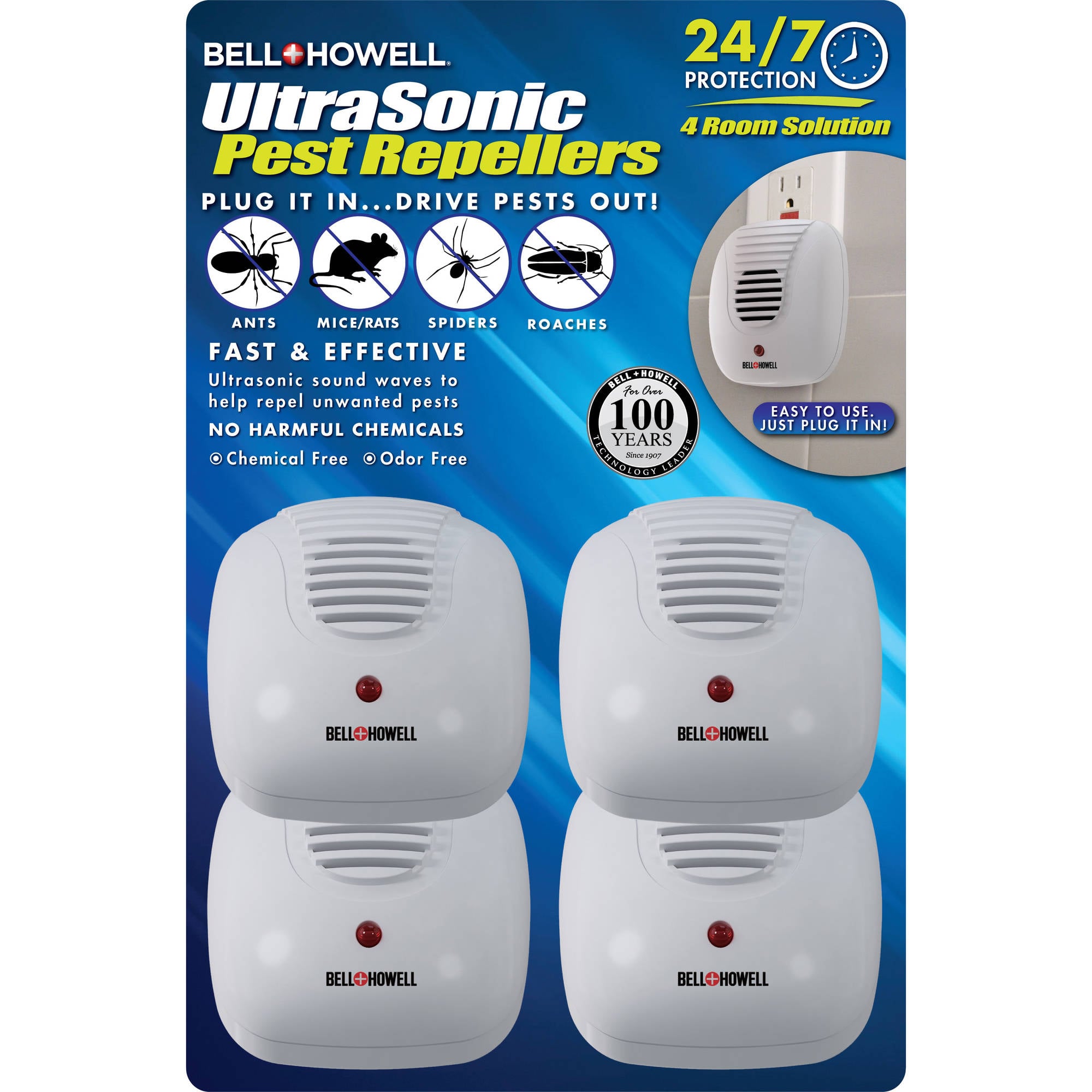 Bell howell ultrasonic pest clearance repellers