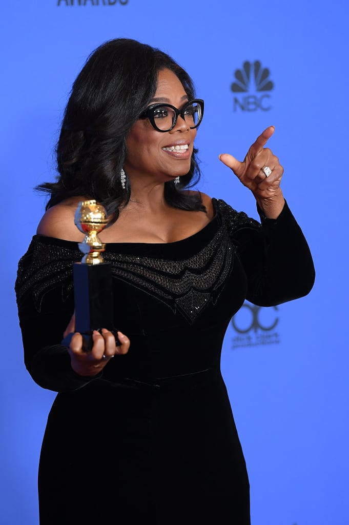 Oprah made quite a few points (both figuratively and literally) when she accepted the Cecil B. DeMille Award at the Golden Globe Awards in 2018.