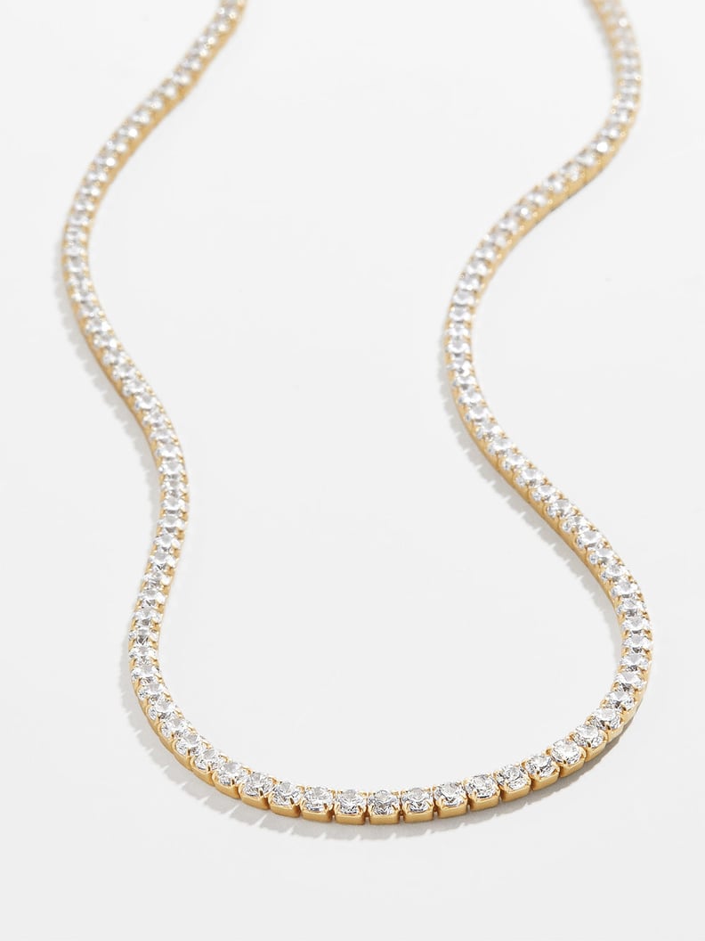 A Tennis Necklace: BaubleBar Bennett 18K Gold Tennis Necklace