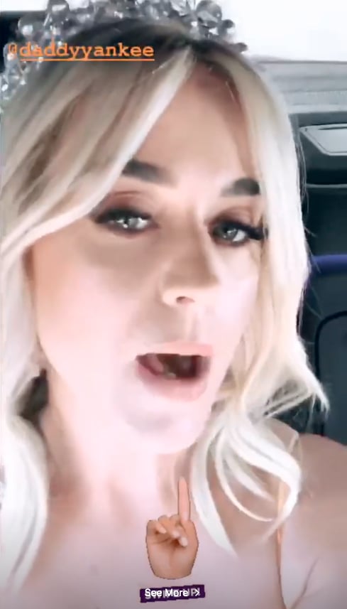 Katy Perry's Blonde Lob