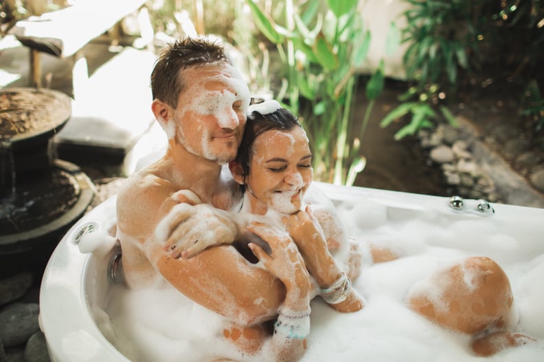 Sexy Date Idea: Take a Candlelit Bubble Bath